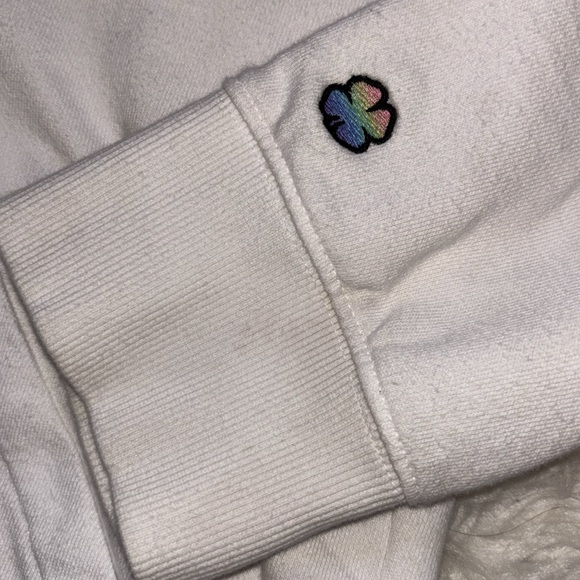 Lucky Brand🍀 Pride “Born Lucky” Gender Neutral Hoodie, Size S - Picture 12 of 16